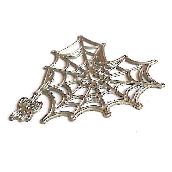 Halloween-sydän Hämähäkinverkko Metallileikkaustyökalut stensiili Tee itse Scrapbooking-albumi Paperi Korttimalli mold Käsityökoristeet