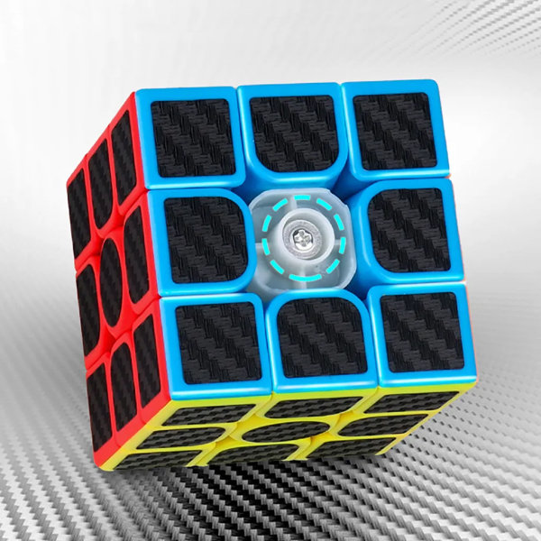 4 st Rubiks kub-barn tonåringar vuxna-kolfiberleksaker
