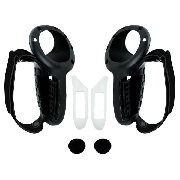 For Meta Quest 3 VR Headset Controller Sleeve Silikon Håndtak Grip Cover (Sort)