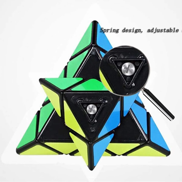 Rubiks kub pyramid 3x3 pyramid speed Rubiks kub 3x3 pussel Rubiks kub leksak svart