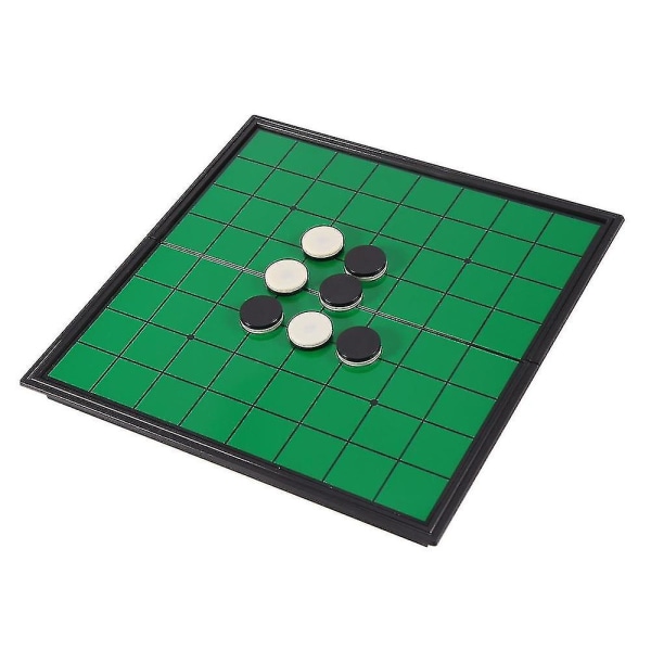 Magnetisk Bærbar Sammenleggbar Reversi Othello-brett Sjakk Standard Utdanningshjem Foreldre-barn Fam