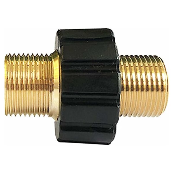Slangsnabbkoppling M22 x 1,5 Dubbelplugg Högtryckstvätt Adapter (14mm
