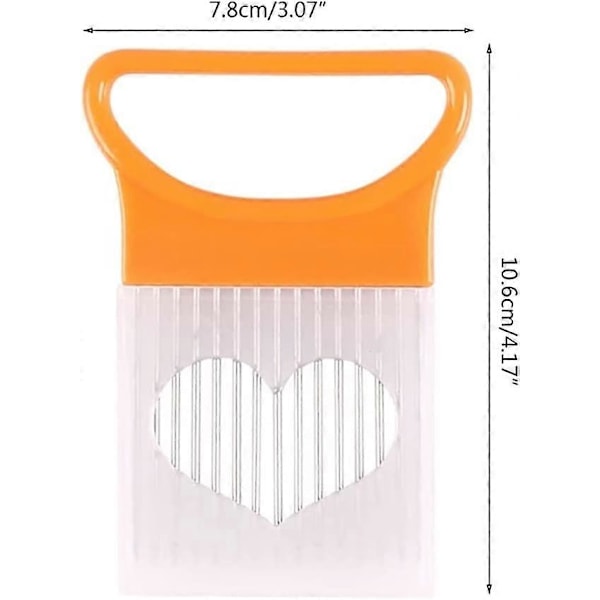2-pack Assistent Matskärare Rostfritt Stål Grönsaksställ Slicers Köttslicers Lök Skalare, Potatis Skärare Slicer, Grönsaks Hjälp, Rostfritt Stål F