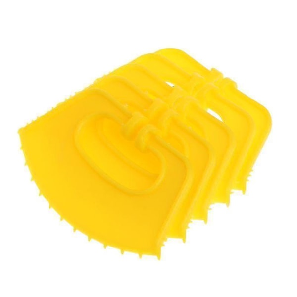 Calf Weaner Plast Co Nos Ring Anti-sug Fräsning Stopp Punktering Avvänjningshjälp Verktyg Lantbruksdjurhållningsutrustning (5st, gul)