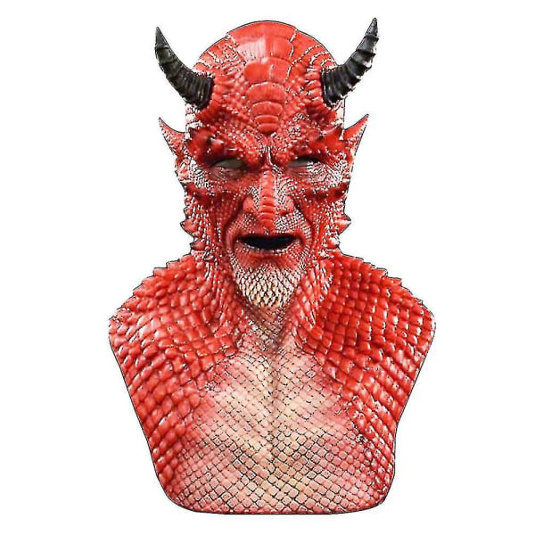 Halloween Diabol Belial Cosplay Horror Devil Latex Mask Party Fancy Dress Prop
