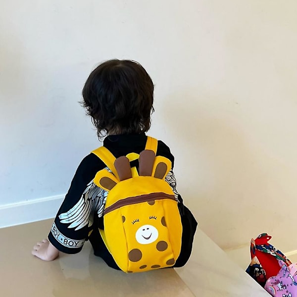 Barnehage Ryggsekk Giraff Barnehage Skoleveske Gul