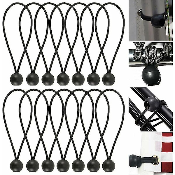 50-pack kulspännare bungee-snören för tält presenning markis
