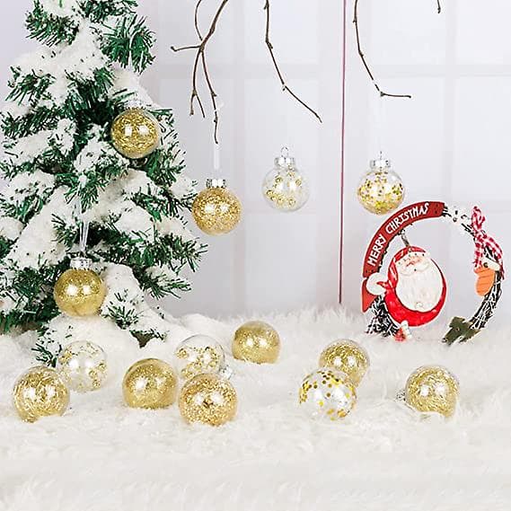 Set med 24 st guld 60mm krossäkra klara