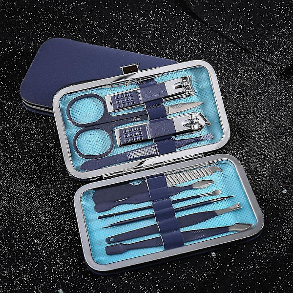 Manikyrset, Resesett med Miniklosaxar, Pedikyrverktyg, Rostfritt Stål Grooming Kit