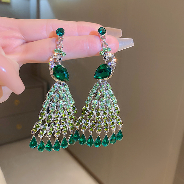 Kvinde Mode Glitter Uregelmæssige Øreringe Snoning Hule Øre Hoops Bryllup Elegant Smykker Gaver（Sølv）