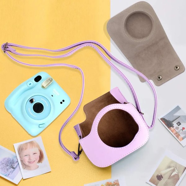 Kameratillbehör Case med axelrem/ram/hängande album för Fujifilm Instax Mini 11 Instant Polaroid filmkamera