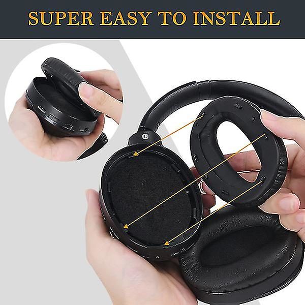 Ørepude til Sony Mdr-1000x Wh-1000xm2 1 Par Sort