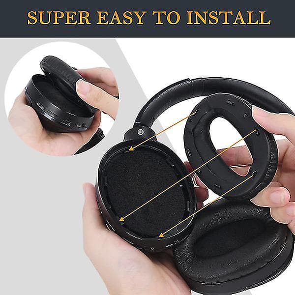 Øreputer for Sony Mdr-1000x Wh-1000xm2 1 par svart