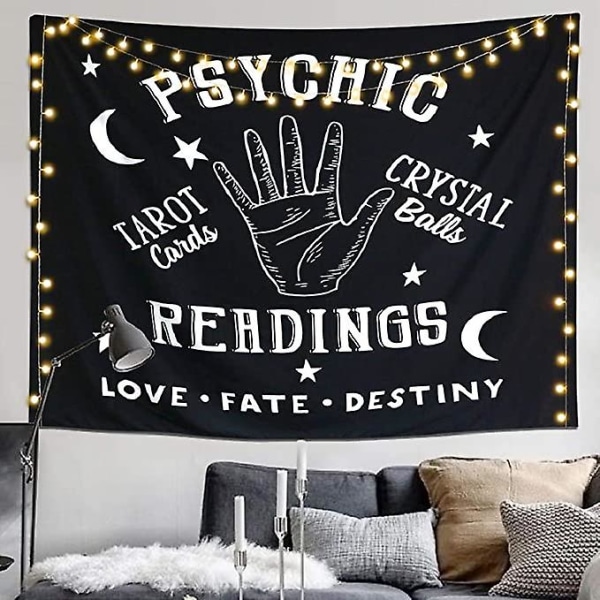 Ghyt Sort Mandala Vægophæng Håndlavet Boheme Væg Tæppe Soveværelse Stue Hjem Indretning