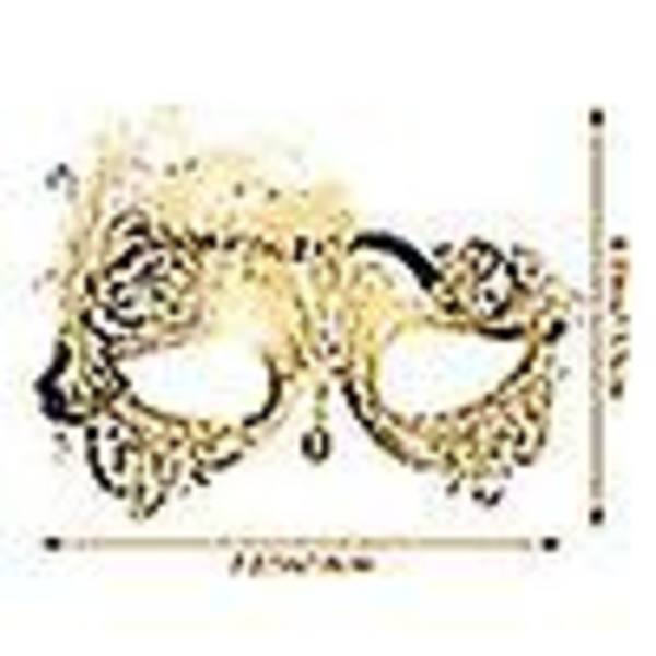1 st Metall Maskerad Mask