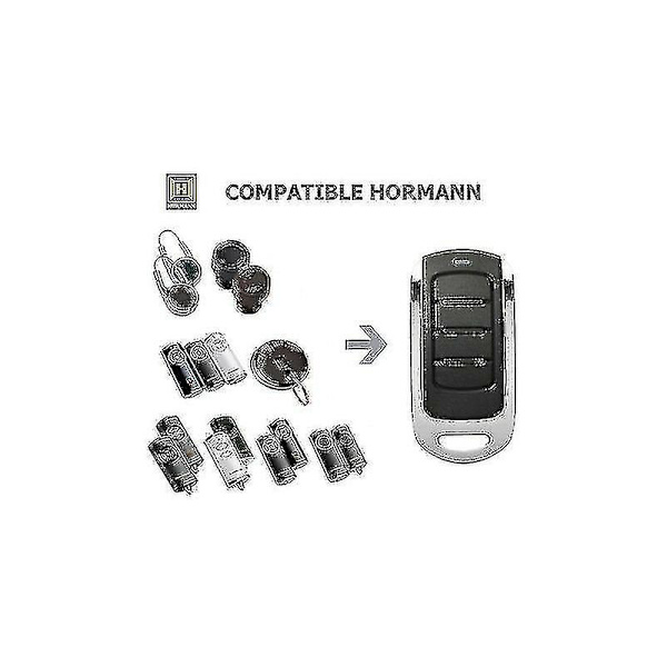Allotech HOR4 kaukosäädin yhteensopiva Hormann HSM2 868, HSM4 868, Hormann HS1 868, HS2 868, HS4 868