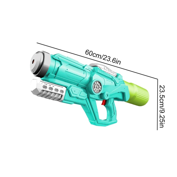 Våben til voksne Kraftige vandpistoler til udendørs sommer svømmebassin Havestrandlegetøj（Blå）