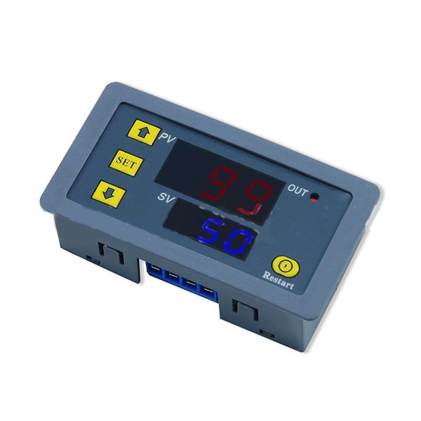 12v/24v/220v LED Digital Timer Forsinkelsesrelæ Justerbar Timer Kontrol Afbryder