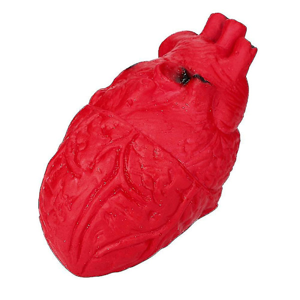 Silikone Stressbold Scary Heart Squeeze Legetøj Stressaflastende Legetøj Rød