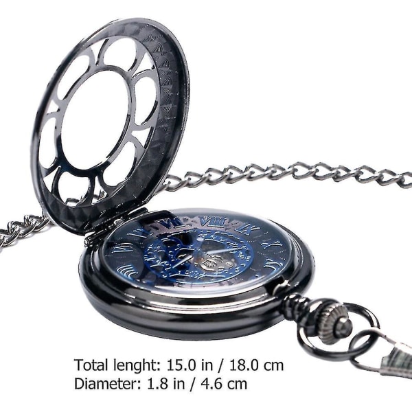 Mekanisk watch romerska siffror Watch ihålig watch