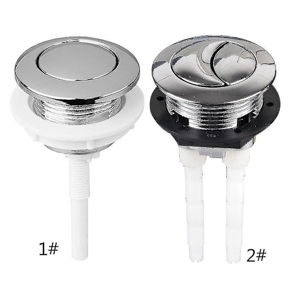 Universaali WC-painikkeen yksittäinen/kaksinkertainen painikehuuhteluventtiilin vaihto sopii 38 mm:iin