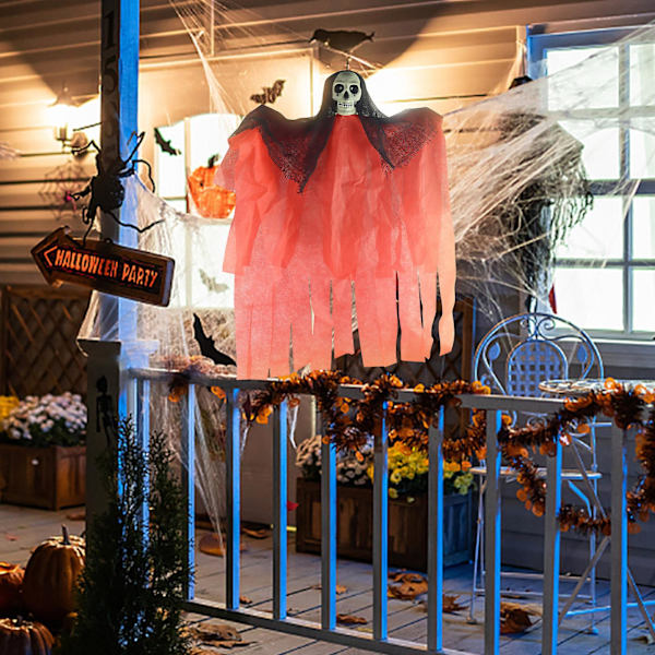 Halloween hängande dekoration hänge spökhus set plast skalle skräck trick läskig dekoration hänge
