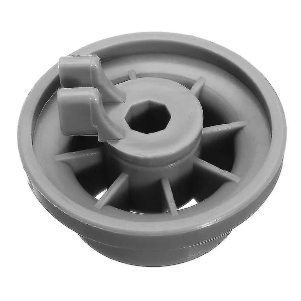4 X Diskmaskin undre korgskena hjul för Bosch Neff & Siemens Grå 165314（grå）