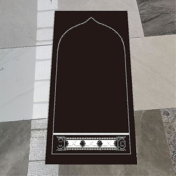 Huamade-rukousmatto Muslimipeitto Eid Islam Liukumaton matto Islamismin palvonnan Kodinsisustus 3d (Kuninkaallinen)