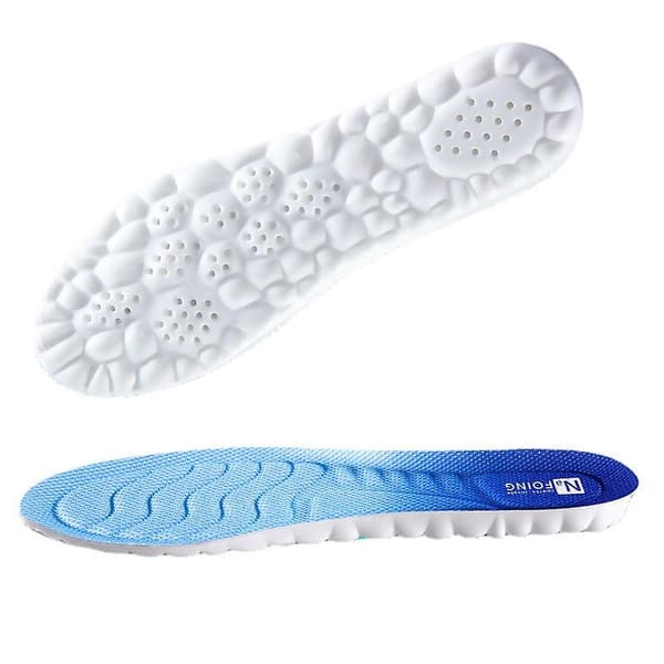 Work 4d Cloud Technology Insoles Hiking Trainer Inner Soles Inserts Breathable（43-44，Grön）