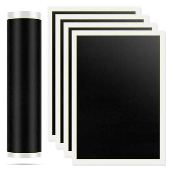 5 ark lasergraveret markeringsfarvet papir, lasergraveret markeringspapir, egnet til glas,