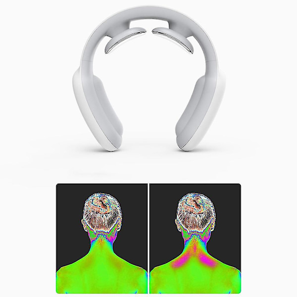 Elektrisk nakkemassasje Puls 3 moduser 15 styrke Power Control Varme Muskel smertelindring Verktøy Avslapping