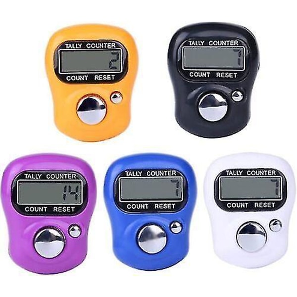 Finger Ring Digital Tasbeeh Tasbih Tally Counter Timer Religiös Stickning Rad WUy