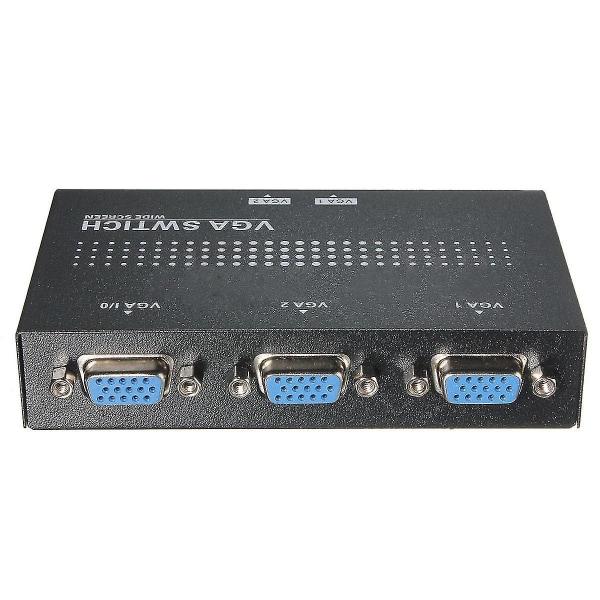 2 In 1 Ut VGA VGA 2 PORTE till en monitor två källor MANUELL VÄXLARE DELARE