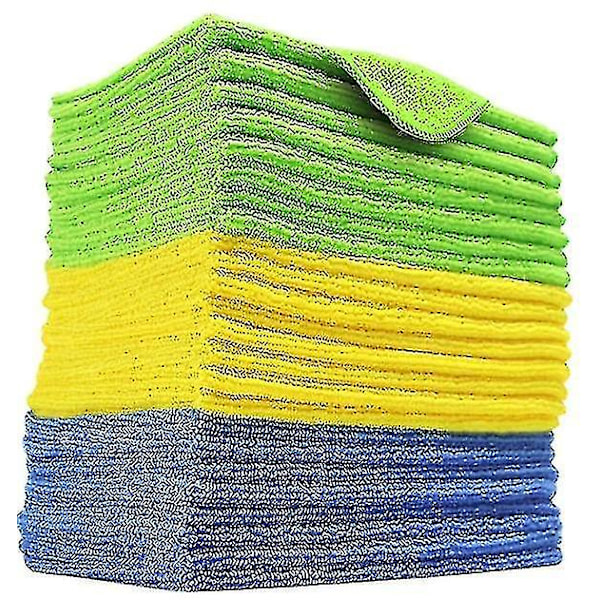 Mikrokuitupuhdistusliina, 12 kappaleen pakkaus, koko: 30 x 30 cm