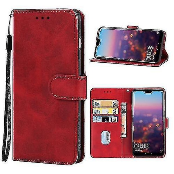 Huawei P20 nahkaiselle phone case(punainen)