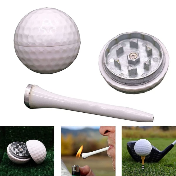 3 STK Golfball Urtekvern Hvit