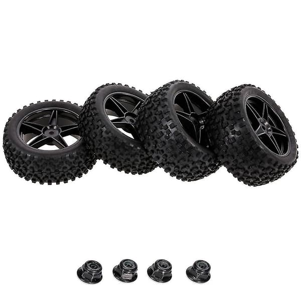 Modellbil Gummi Buggy Däck Hjul Däck För Dlt017 Bil Leksak 1/10 Kit