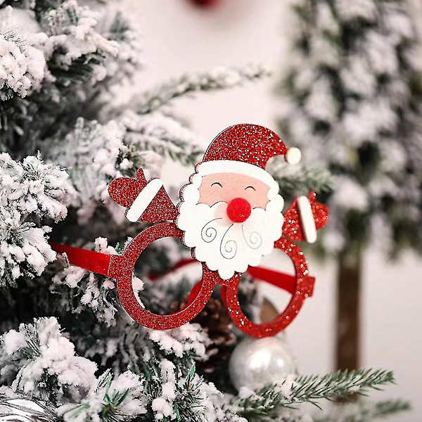 4 stycken julpartyglasögonbågar, juldräktglasögon, julklapp