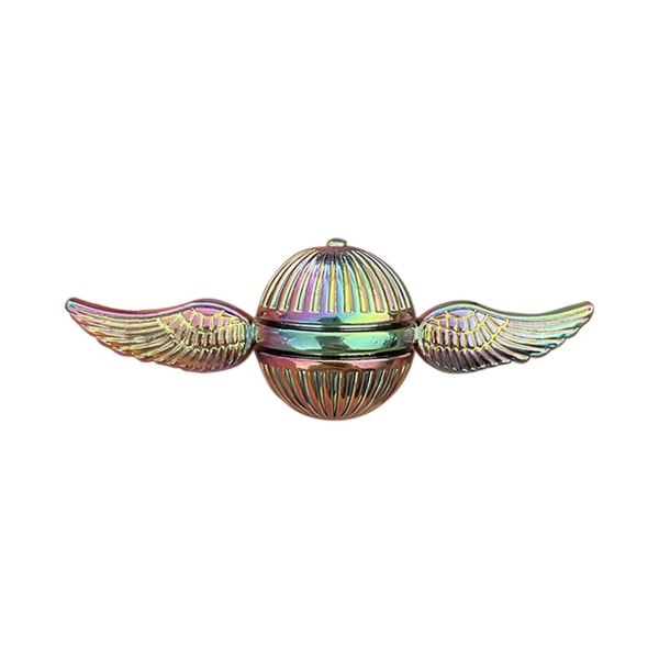 100% Nye, Golden Snitch Metal Fidget Spinner magiske leker med vingeravlastning (Flerfarget)