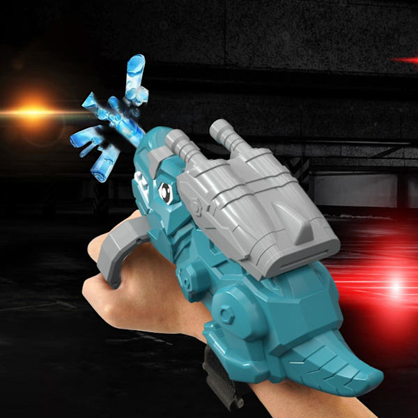 Dinosaurie Launcher Leksak Dinosaurie Launcher Spel Playset För Pojkar Semestergåva 2 Batteri Blå