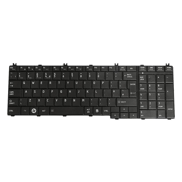 Ersättande engelskt tangentbord för Toshiba C650 L650d L660 L655 L650 C655 Laptop