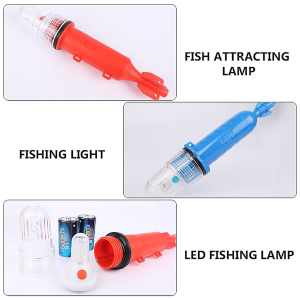 2 st Fiskebete Ljus Led Ljusbeten Fiskeutrustning Fisketackel Tillbehör