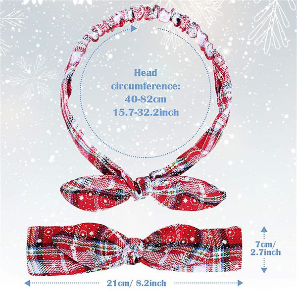 Snöflinga Jul Hårband