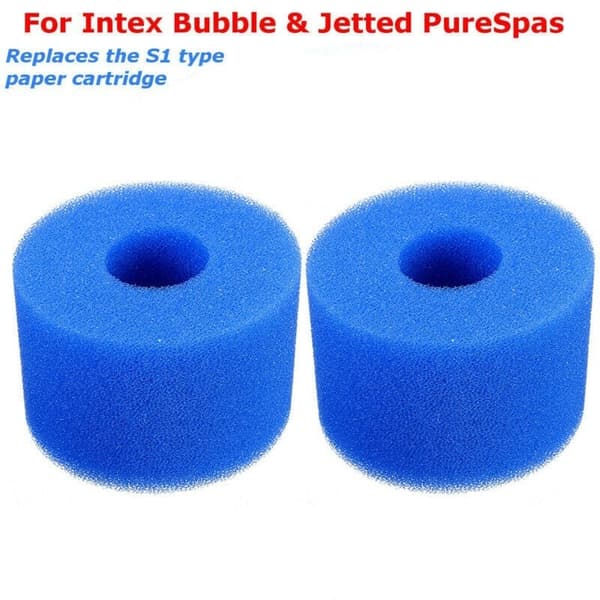 6 stk. Genanvendelige og vaskbare filterpatroner til Intex Pure boblebad S1