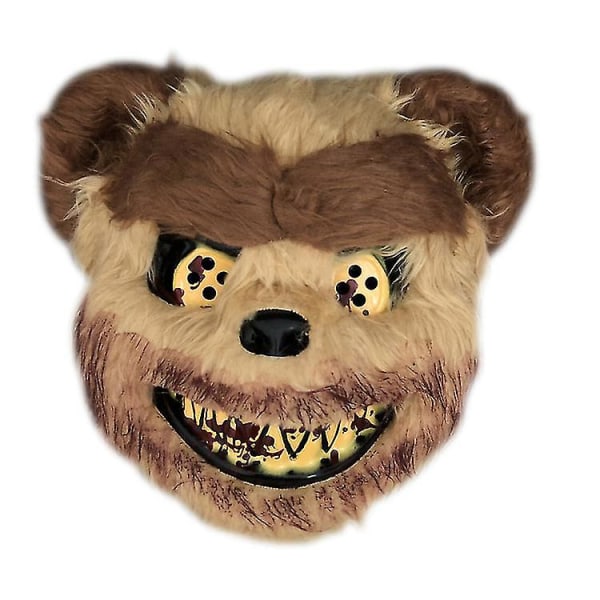 Halloween Scary Mask Bear Rabbit Bunny Mask, Blodig plysjhodemaske (style6)
