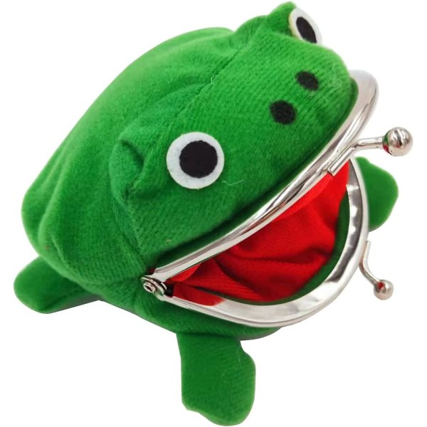 Frog Lommebok, Anime Plysj Frog Myntpung, Nyhetslekegavegave til julHalloween