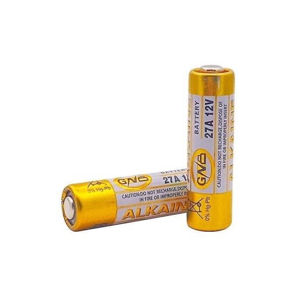 5 stk 27a 12v alkalisk batteri kompatibel dørklokke Walkman bilalarm fjernkontroll A27 27a G27a Mn27 Ms27 Gp27 V27ga Alk27a tørrbatteri