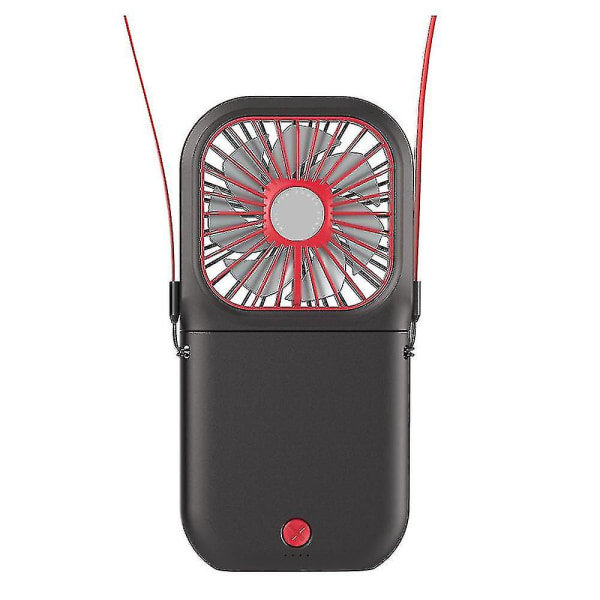 Portable Neck Fan Mini Quiet Handheld Personal Foldable Usb Rechargeable Fan（black）