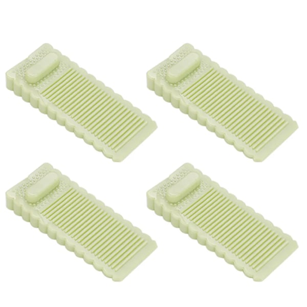 2-pack gummikil för dörr - Dörrstopp i kraftig gummi, reptålig, halkfri dörrstopp (grön)