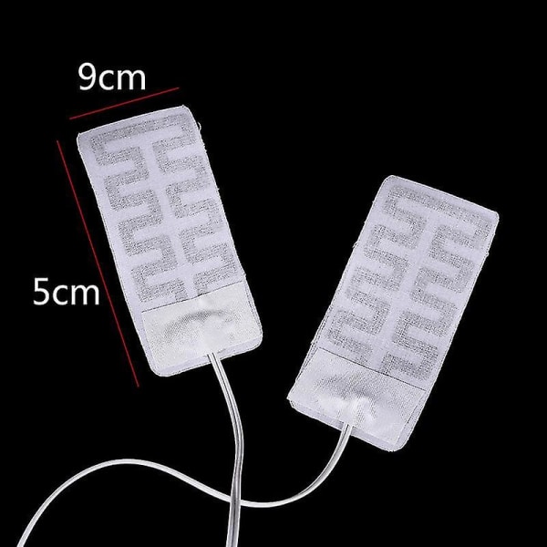 1 par elektriska USB -handskar Värmare uppvärmda handskar kolfiberduk